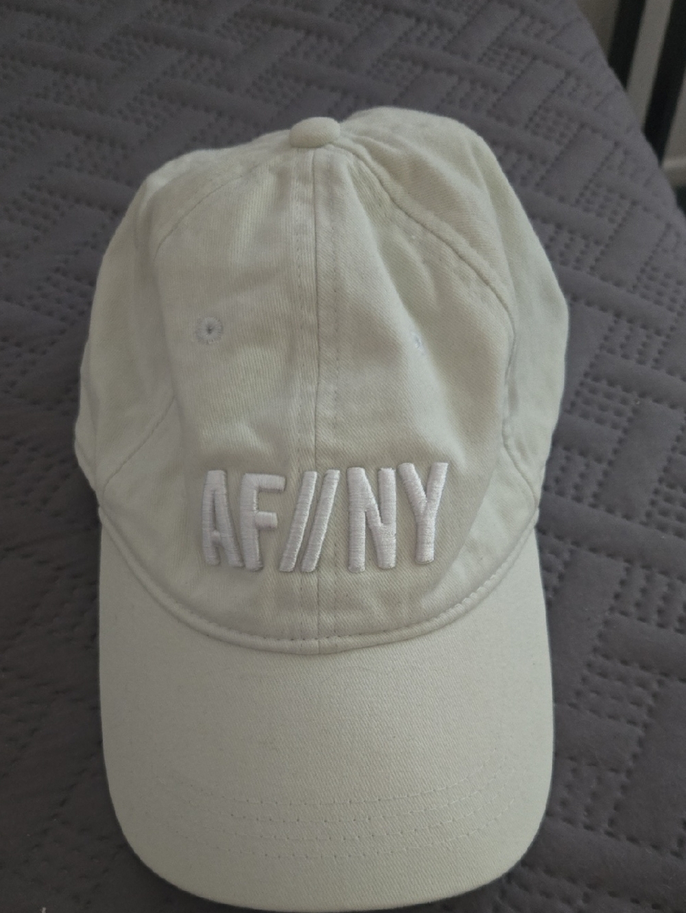 Abercrombie & Fitch Light Green Cotton Baseball Cap